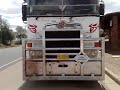 Kenworth K108 after collision with kangaroo, Nevertire, NSW.mp4