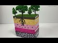 Layers of soil project model | Soil Layers model | What are the layers of Soil? | Best out of waste