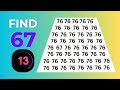 Find Odd Number| Observation Challenge #focustest #iqtest #findtheoddnumber