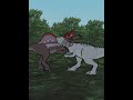 Indominus Rex vs Spinosaurus | Jurassic World Animation #shorts