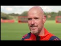 Erik Ten Hag interview after signing new Manchester United contract