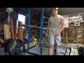 Some heavy ass barbell curls