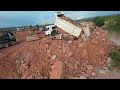 Episode 39| Most Awesome Big Construction Land Reclamation Operation Many Dump Truck Ft Bulldozer