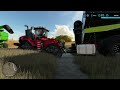 GIANT CORN HARVEST WITH NEW EMPLOYEES! (JD X9 COMBINE, CASE 715 QUADTRAC) | FS22