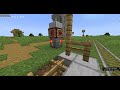 I Made Minecart Into an Actual Train (with station and railroad crossing too) l Minecraft