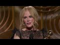 Nicole Kidman Wins Best Actress in a Limited Series at the 2018 Golden Globes