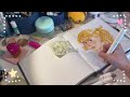🎀Draw with me🎀 (real time speed and cozy)