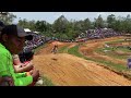 Wao que caída de Nogueras Jr 210 Gran Remontada de Marcos Antesana Mx Open Race 1