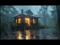 Heavy rain thunder sounds for sleeping, you will fall asleep in just 5 minutes