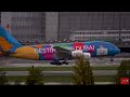 16 MINUTES WET LANDINGS & TAKEOFFS | Zurich Airport Plane Spotting (ZRH/LSZH) | 4K