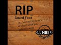 110 RIP Board Foot