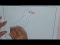 How to Draw a Bird Using 9 Number