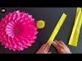 Beautiful Flower Wall Hanging / Paper Craft For Home Decoration / Paper Wall Hanging /DIY Wall Decor