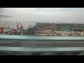 Yangtze River Nanjing 南京 揚子江を渡る中国高鉄CRH和諧号