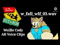 The Simpsons: Hit and Run: Wolfie Cody Voice Clips (Part 1/2)