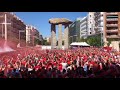 Liverpool fans chanting the Bobby Firmino song in Madrid