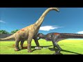 CARNOTAURUS (JWE2 Fallen Kingdom)  vs ALL UNITS DINOSAURS - Animal Revolt Battle Simulator New