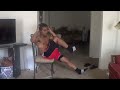 5 Min. Chair Workout Routine #hyyer #exercise fitness #homeworkout #calisthenics #throwback #content