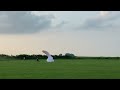First paramotor flight… how will he land it???