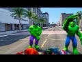 TEAM GREEN HULK VS TEAM RED HULK - EPIC SUPERHEROES WAR