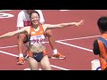 準決勝、決勝  女子100mH  西日本インカレ陸上2024