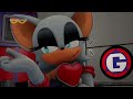 Amy Vs. Rouge Combat Training | Sonic SFM Fight Animation | 4KHD