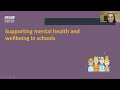 Supporting student mental health and wellbeing in schools