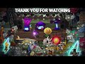 PvZ 2 Power Up Infinite - Every Plants x5 Level Max Vs 100 Amberhead Zombies Level 5