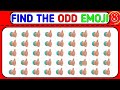 FIND THE ODD EMOJI OUT by Spotting The Difference! 96 #emoji #puzzle #emojichallenge#oddoneemojiout