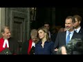 Prince Harry hosts King Felipe VI of Spain at Westminster Abbey