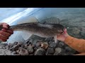 EPIC Spillway Walleye Shore Fishing! (I CAUGHT A GIANT)