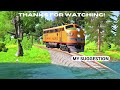 Trains vs Triangulated Rail Tracks - Beamng Drive