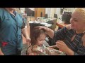 MY DAUGHTER'S FIRST HAIRCUT!!! :DDD