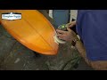 Large Rail Ding Repair Polyester Surfboard