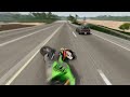 Motorbike Crashes #24 - BeamNG DRIVE | SmashChan