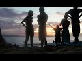 Harvest moon sunset over Little Beach, Maui - Timelapse 5p - 6:30p October 4, 2009