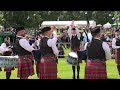 Ayr Pipe Band Society in Grade 3B finals at 2024 British Pipe Band Championships at Forres