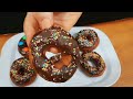 The most delicious chocolate donut 🍩! Homemade chocolate donuts! How to make chocolate donuts!