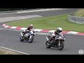 The REAL HEROES of the NURBURGRING 2021 BIKER Compilation!