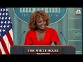 LIVE: White House press secretary Karine Jean-Pierre holds a briefing with reporters — 7/24/2024