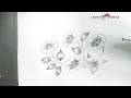 How To Draw Simple Flower 🌸With Pencil ||Pillow Cover 🌼Flower Drawing || Flower Design Drawing ||