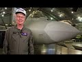 Former test pilot Paul Metz speaks about the F-22 Raptor