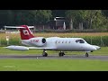 RARE! Learjet 36A * Fox Flight Air Ambulance * Take-Off at Bern