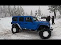 snow wheeling in deep snow !