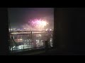 Baltimore fireworks! watching from bed...