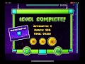 Geometry Dash - Try Out level walkthrough with 3 coins