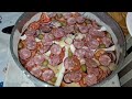 PIZZA FAMILIAR DE CALABRESA (pizza fácil e rápida)