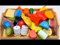 Cutting Mix Wooden Fruit and Vegetable ASMR