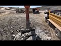 Hitachi Excavator truck Loading