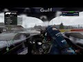 Two laps of Spa in the wet. Logan Sargeant Williams F1